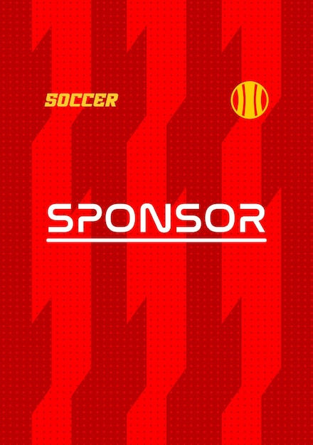 plantilla de diseño de camisetas de fútbol