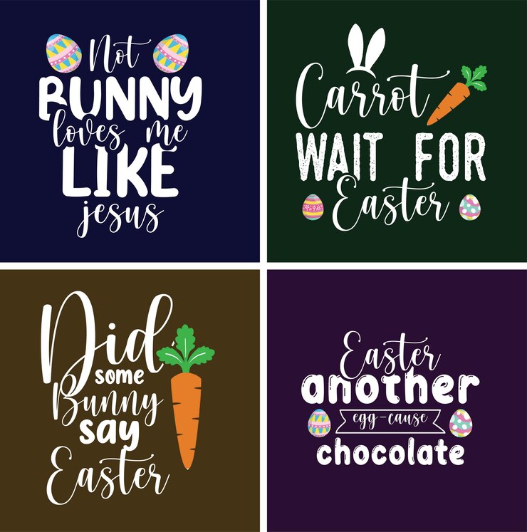 Vector plantilla de diseño de camisetas de pascua
