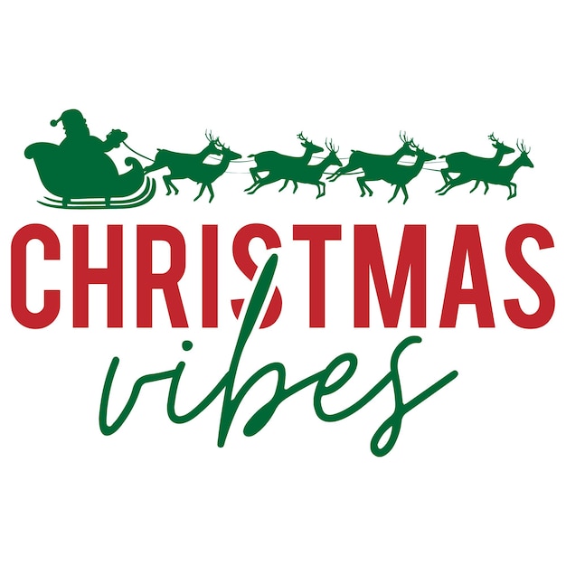 plantilla de diseño de camisetas SVG de Navidad