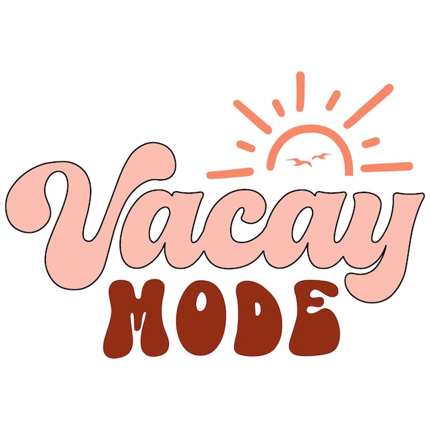 plantilla de diseño de camisetas SVG de verano