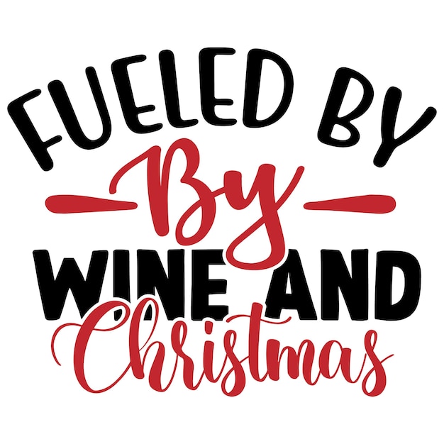 plantilla de diseño de camisetas SVG de vino de Navidad