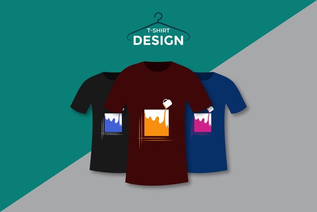 plantilla de diseño de camisetas Vectort