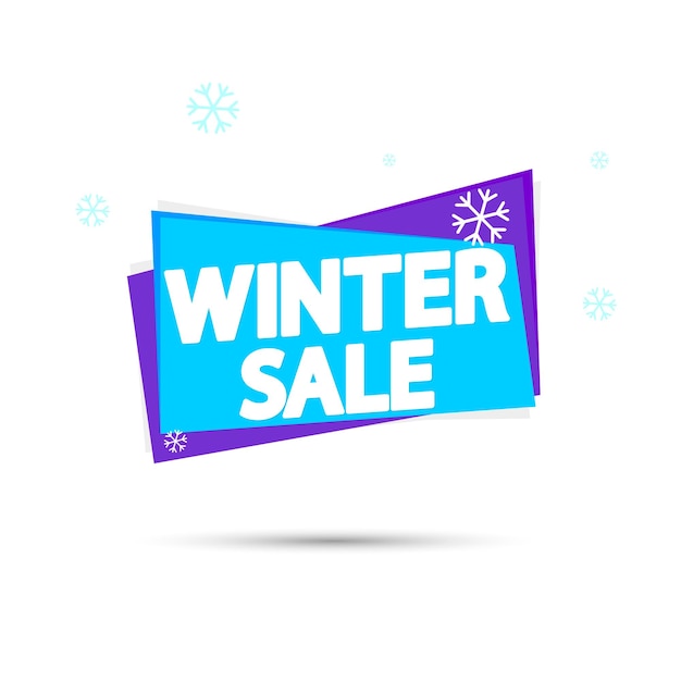 plantilla de diseño de cartel de descuento de invierno