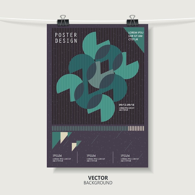 Plantilla de diseño de cartel de moda