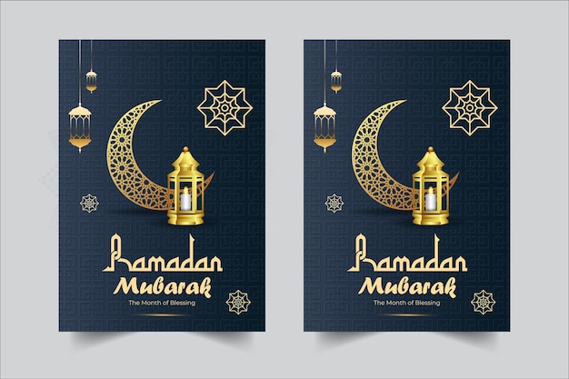 Plantilla de diseño de cartel de ramadán kareem