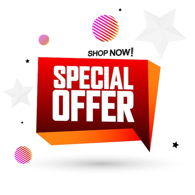 plantilla de diseño de cartel de venta especial o banner para la tienda