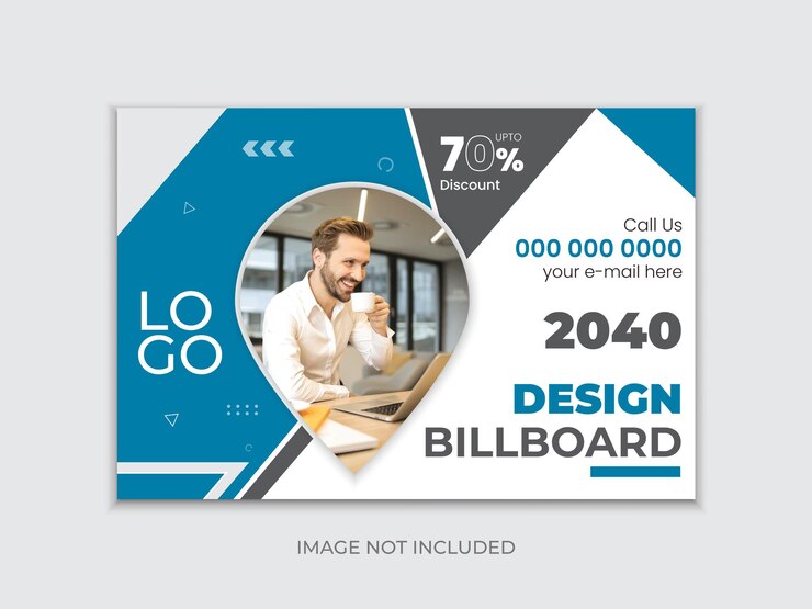 plantilla de diseño de cartelera profesional para marketing