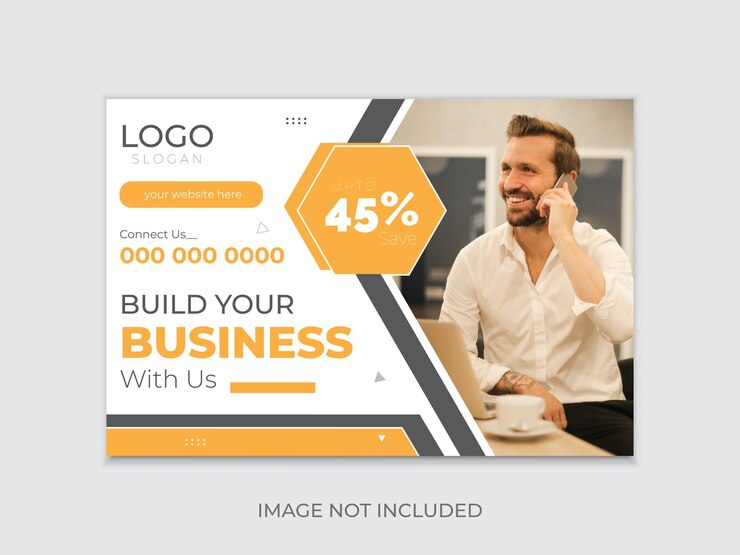 plantilla de diseño de carteles comerciales