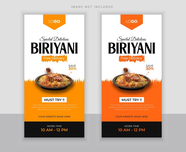 plantilla de diseño de carteles de comida y restaurantes
