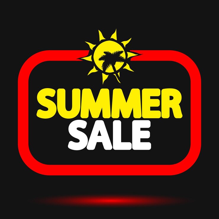 Vector plantilla de diseño de carteles de venta de verano