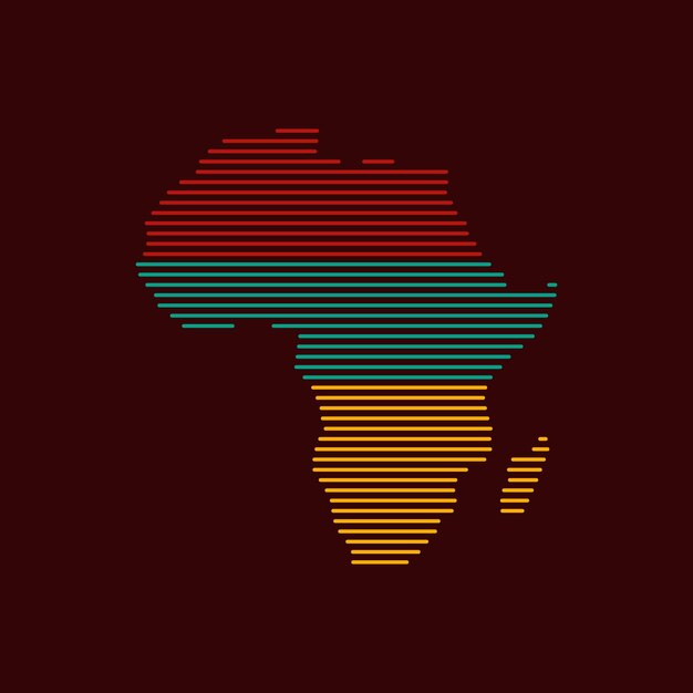 Vector plantilla de diseño de celebraciones del día de áfrica