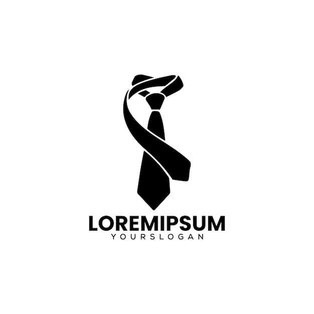 Plantilla de diseño de corbata de logotipo