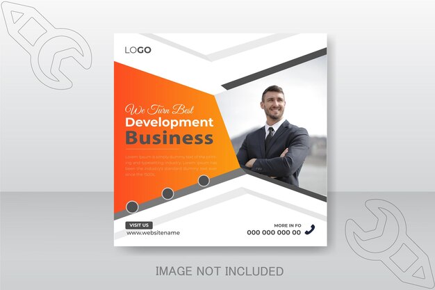 Plantilla de diseño corporativo y empresarial de marketing en redes sociales