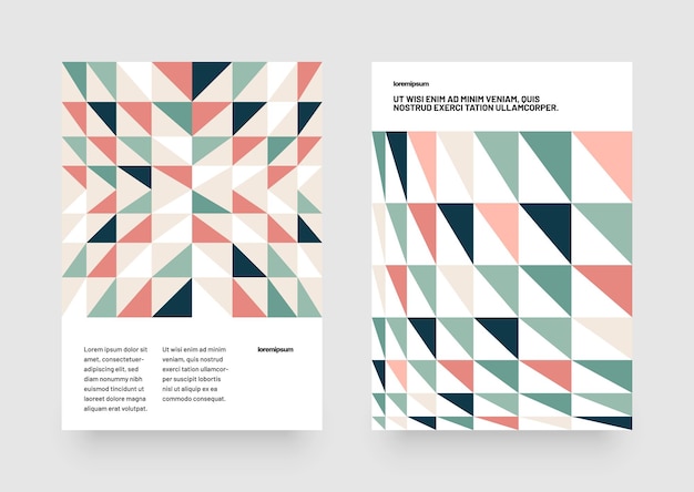 plantilla de diseño corporativo simple para empresas de eventos o cualquier diseño relacionado con el negocio con geometría