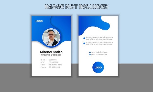 Plantilla de diseño creativo IDCARD
