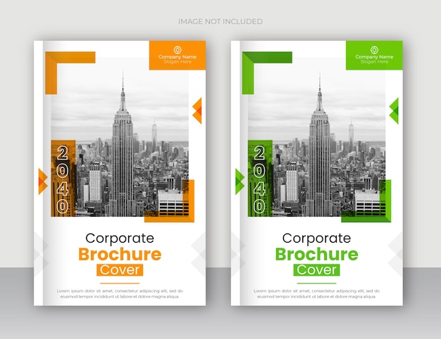 Plantilla de diseño de cubierta de folleto de negocio creativo