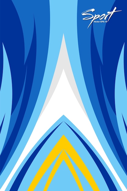 plantilla de diseño deportivo de camiseta de fútbol para el club de fútbol Vector EPS 10