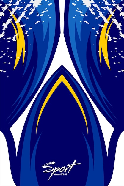 plantilla de diseño deportivo de camiseta de fútbol para el club de fútbol Vector EPS 10