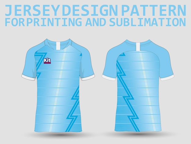 plantilla de diseño deportivo de camiseta de fútbol