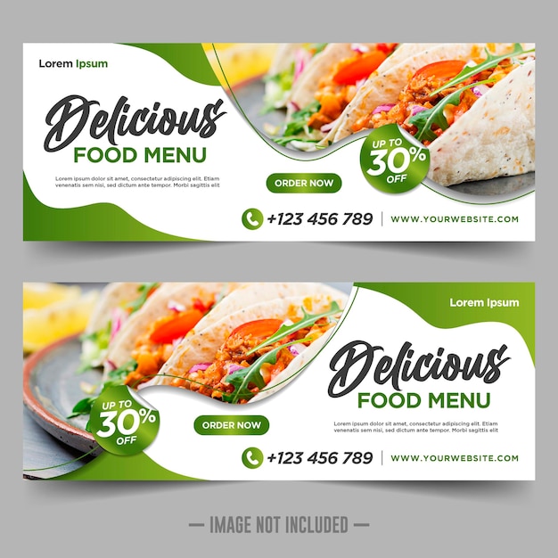 Plantilla de diseño de descuento de cupón de regalo de comida