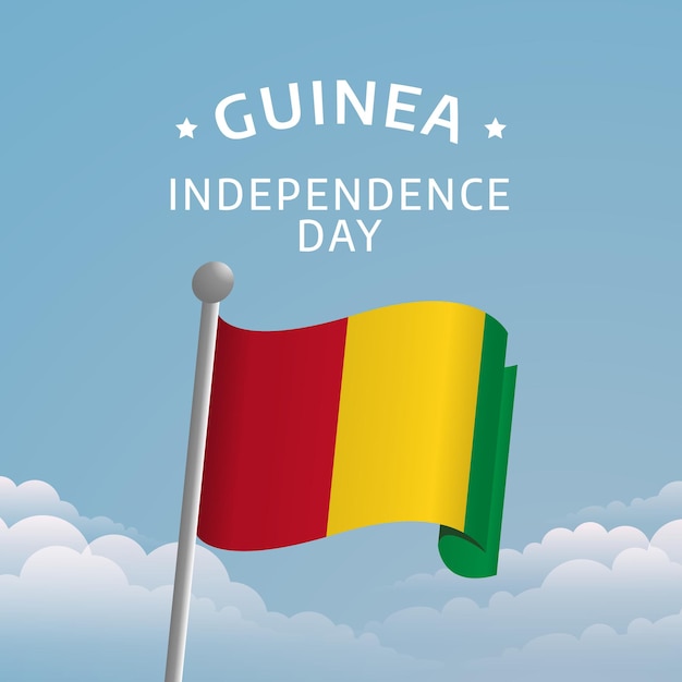 plantilla de diseño del día de la independencia de guinea