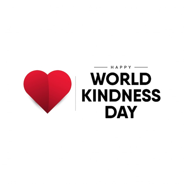 Plantilla de diseño del día mundial de la bondad.