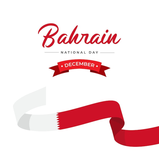 Plantilla de diseño del día nacional de bahrein