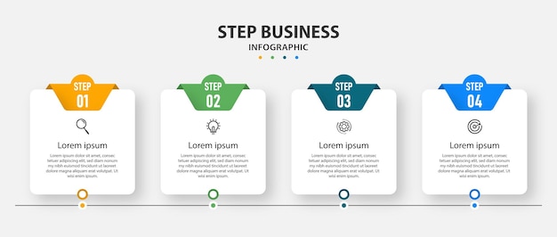 Plantilla de diseño de diseño infográfico