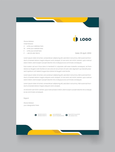 Plantilla de diseño editable lista para imprimir de tamaño a4 de cabeza de vector