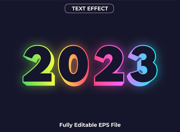 Plantilla de diseño de efecto de texto 3D con fuente editable