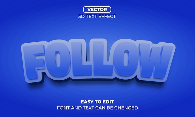 Plantilla de diseño de efectos de texto 3d editable con fondo sólido