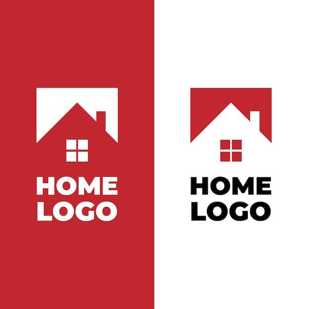 plantilla para el diseño elegante del logotipo del hogar