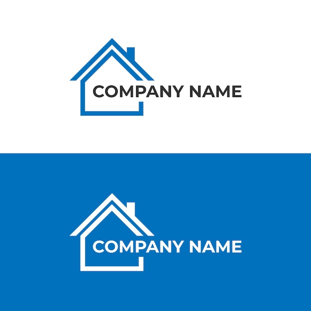 plantilla para el diseño elegante del logotipo del hogar