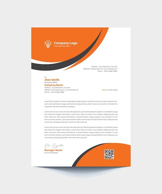 plantilla de diseño de encabezado corporativo