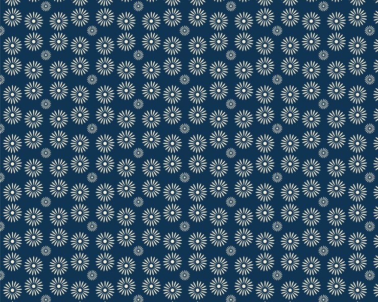 plantilla de diseño de estampado floral moderno y creativo