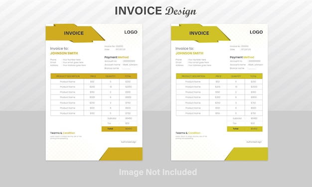 Vector plantilla de diseño de factura simple y vector inmobiliario profesional