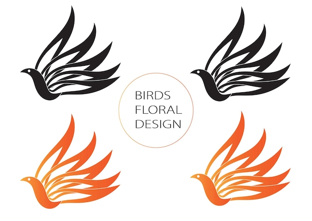 plantilla de diseño floral, marco de arte floral