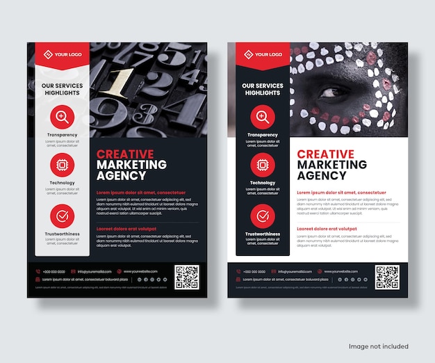 plantilla de diseño de flyer