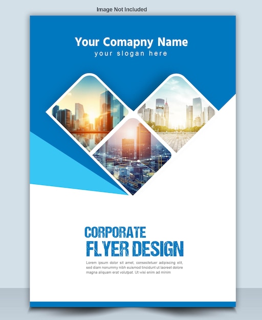 plantilla de diseño de folleto inmobiliario