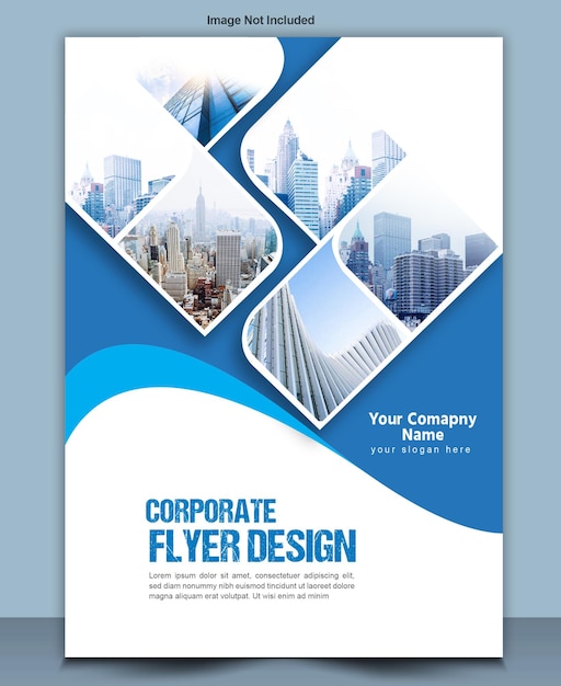 plantilla de diseño de folleto inmobiliario