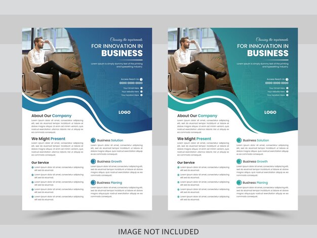 Plantilla de diseño de folleto de negocios corporativos