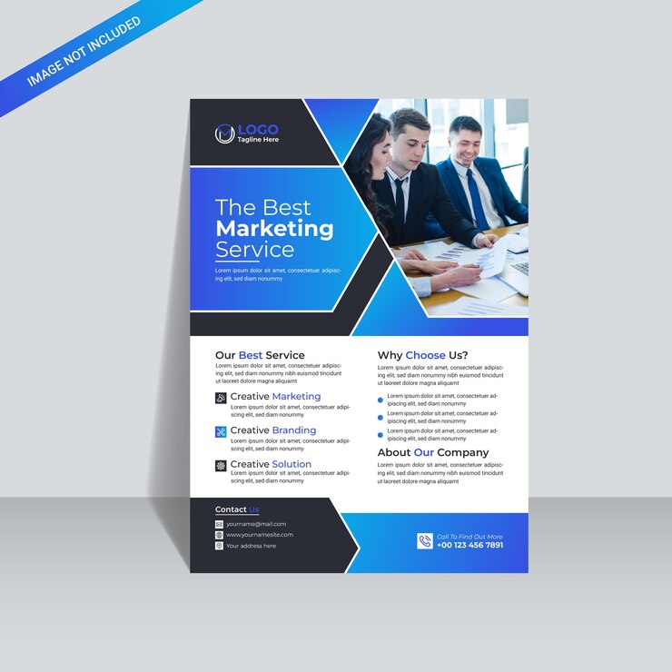 plantilla de diseño de folletos empresariales