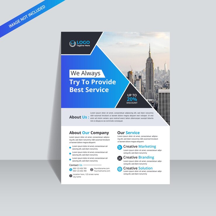 plantilla de diseño de folletos empresariales