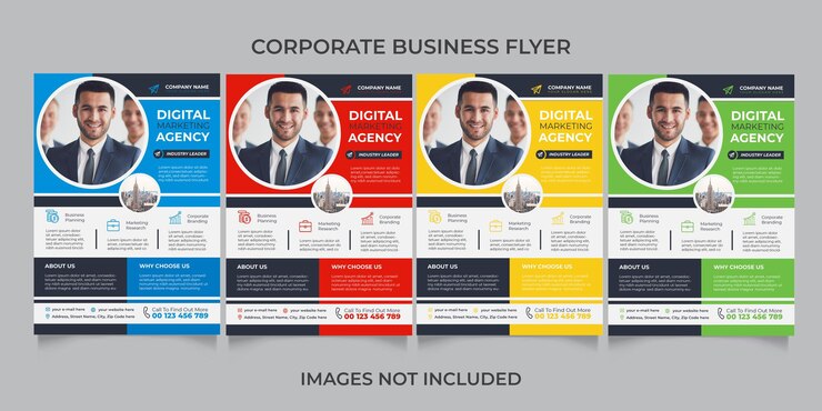 plantilla de diseño de folletos empresariales