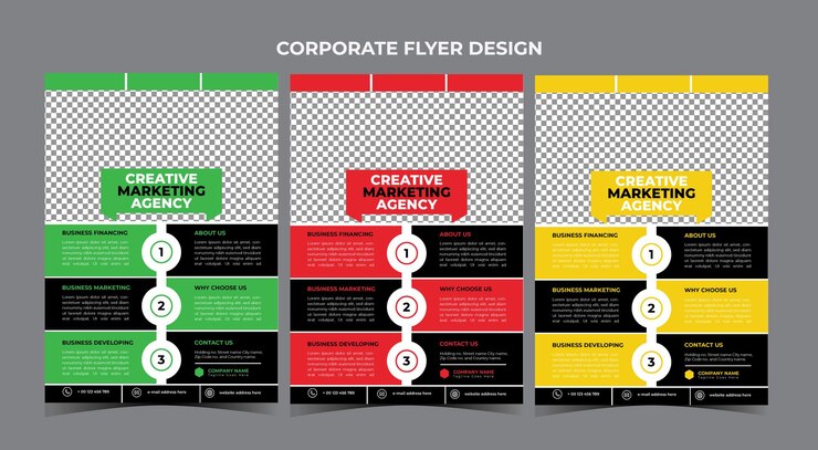 plantilla de diseño de folletos empresariales