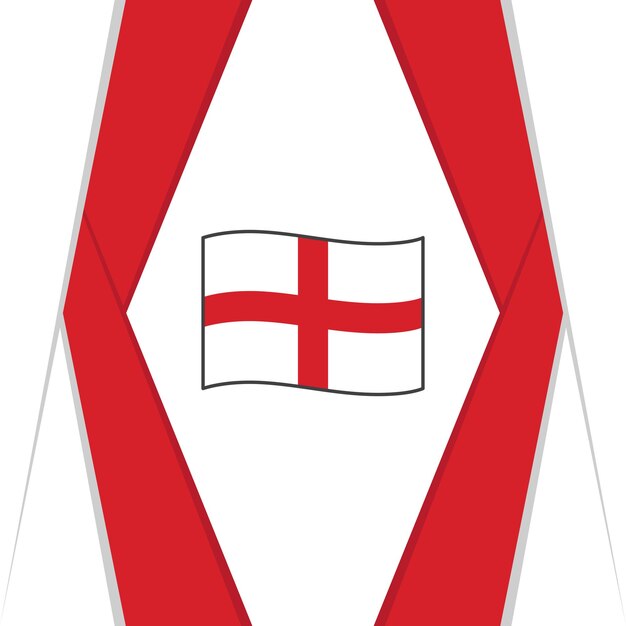 Plantilla de diseño de fondo abstracto de bandera de Inglaterra Bandera del día de la independencia de Inglaterra Publicación en redes sociales Diseño de Inglaterra