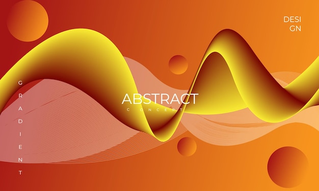 Plantilla de diseño de fondo abstracto con tema abstracto