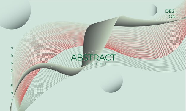 Plantilla de diseño de fondo abstracto con tema abstracto
