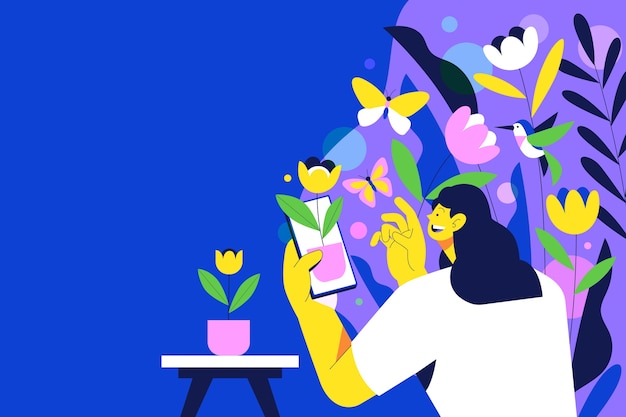 plantilla de diseño de fondo Ar y vr