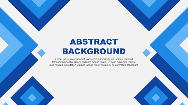 plantilla de diseño de fondo azul abstracto plantilla de fondo de vector de papel de pared de banner abstracto